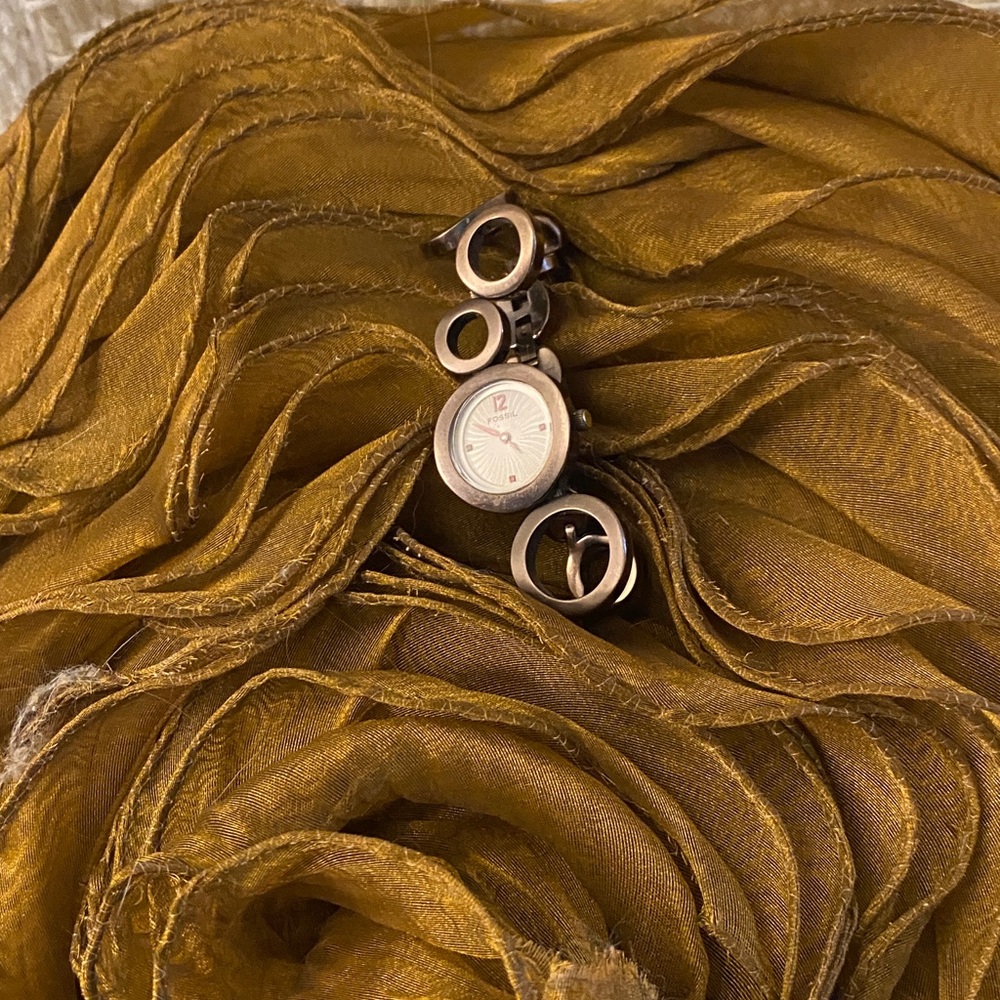 Fossil Gold and Brown Women's Watch